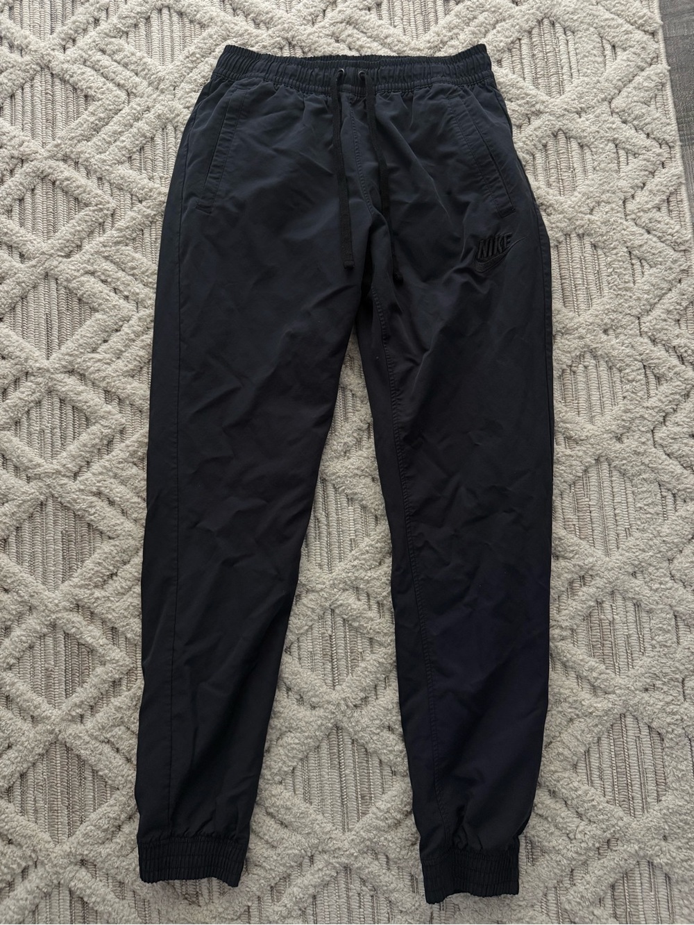 Nike Black Athletic Track Pants Joggers